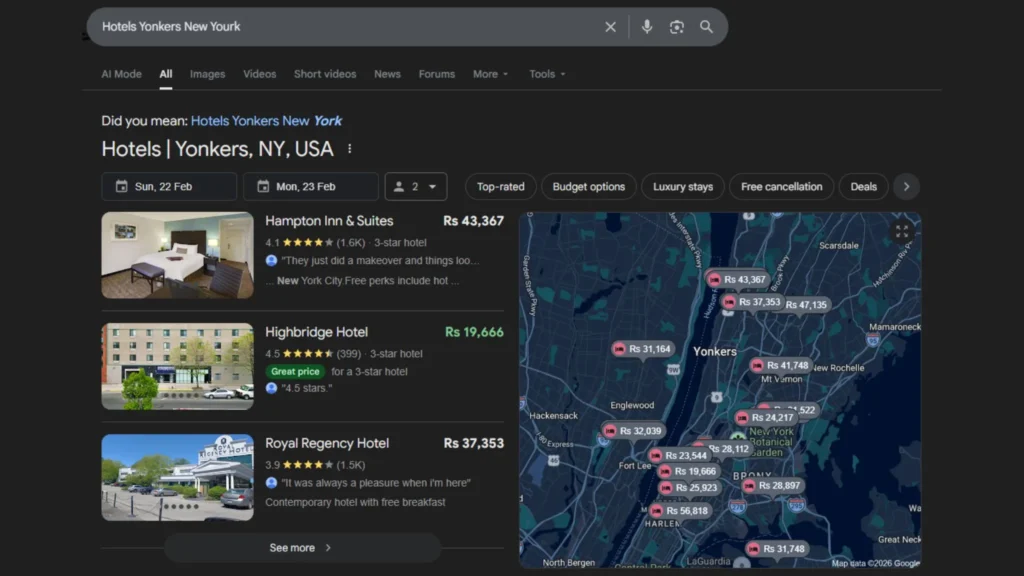 Google Business Profile Hotels