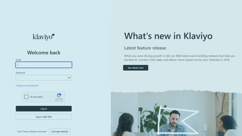 Klaviyo Login Page How It Works