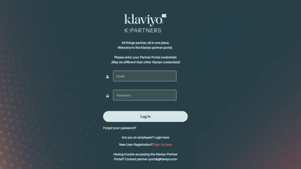 Klaviyo Partner Login and Business Accounts
