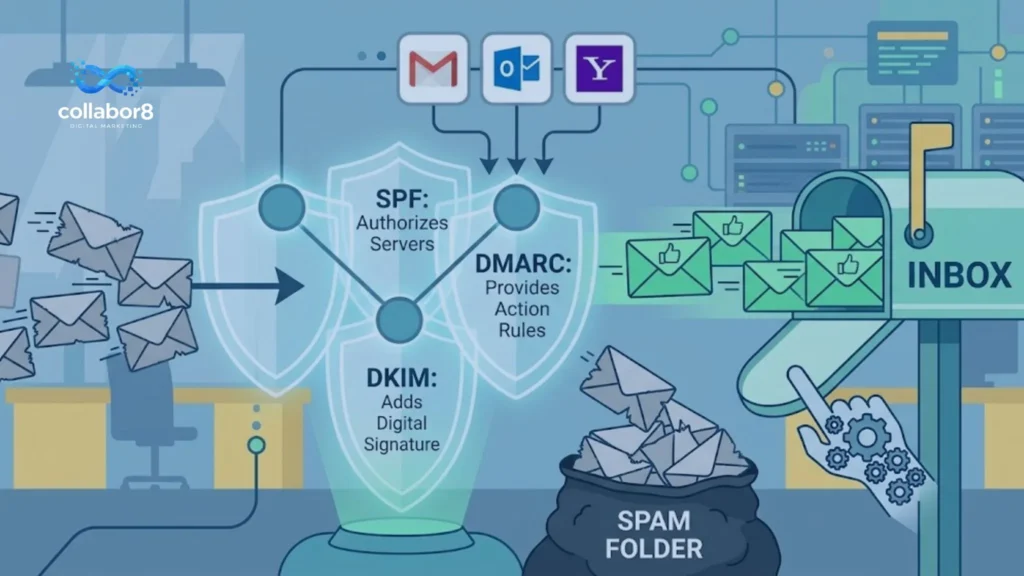 Factors That Ruin Cold Email Deliverability and How to Fix Them Before Your Next Campaign 1 Factor 1: Missing Email Authentication