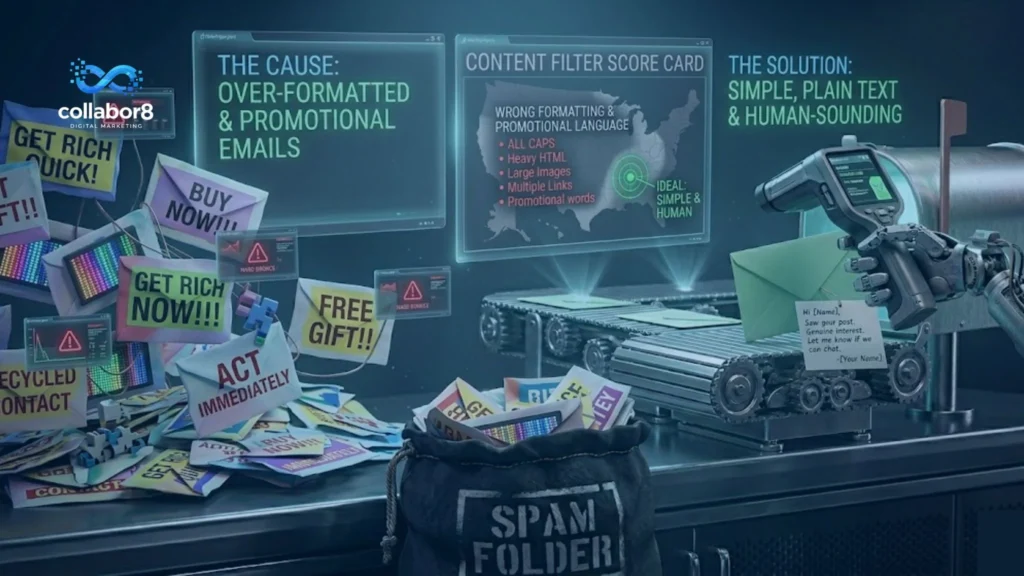 Factors That Ruin Cold Email Deliverability and How to Fix Them Before Your Next Campaign 4 Factor 4: Spam Trigger Words and Over-Formatted Emails