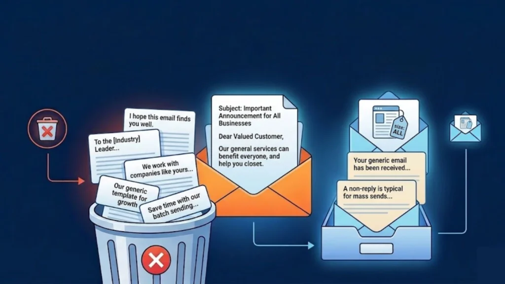 Mistake #3: Sending a Generic Outbound Email to Everyone