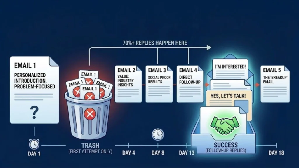 Mistake #5: Giving Up After Just One Email
